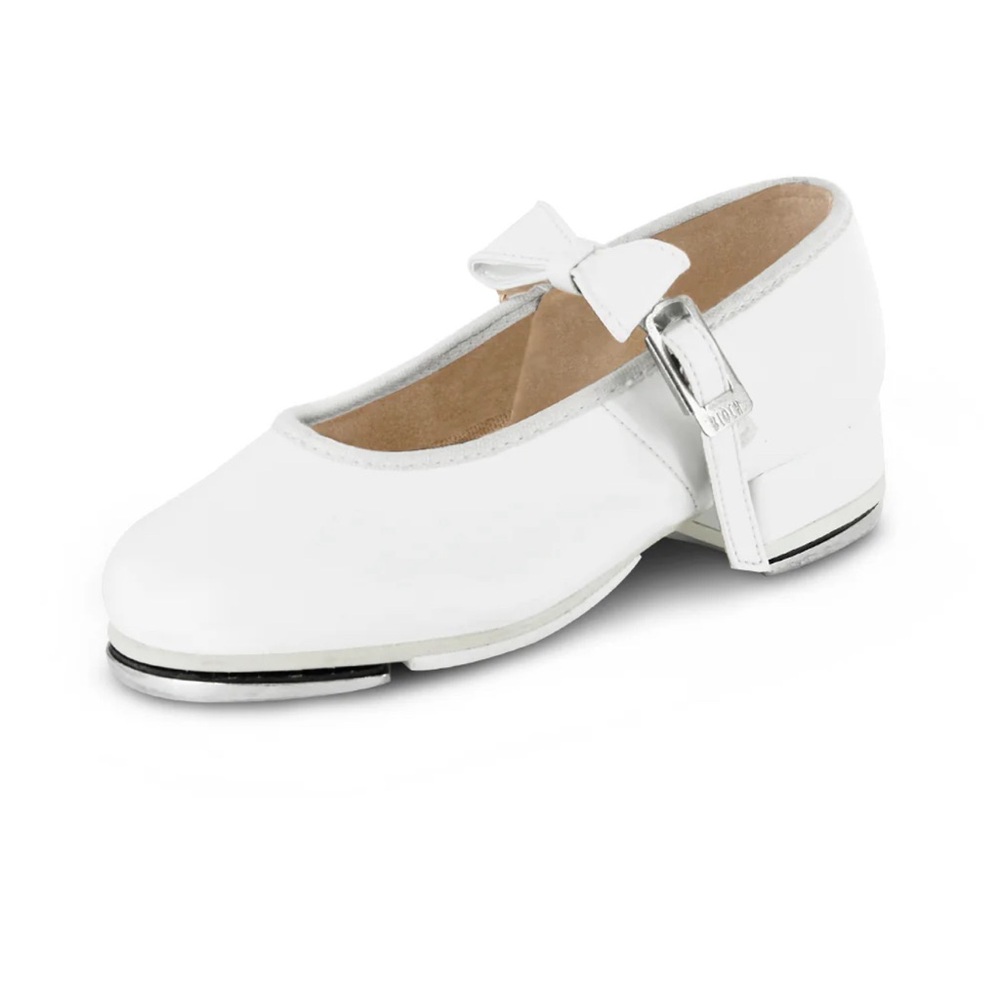 NWB new Bloch ladies merry Jane tap shoes 11N white